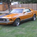 1970 Ford Mustang Mach 1 V8 351 CL Manual 4 sp 49k Miles Orange Original Factory