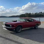 1970 Ford Mustang Red fastback