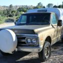 1970 GMC 1500 4x4 Truck 350 4 Speed w/ Pullman Camper 83K Original Miles