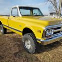 1970 GMC 1500 custom 4x4 Pickup Yellow 4WD Automatic
