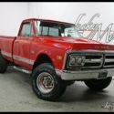 1970 GMC 2500 CUSTOM 4X4 6491 Miles RED Pickup Truck  Automatic