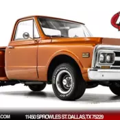 1970 GMC C10 Restored Truck 350 V8 Engine 14114 Miles Orange Pickup Truck 8 Auto
