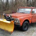 1970 GMC pickup truck K20 4x4 stepside with original hydraulic fisher snowplow