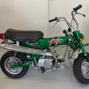 1970 Honda CT 70 H 3133 Miles Candy Emerald Green dirt_bike 72 CC 4 speed