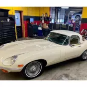 1970 Jaguar E-Type Roadster  Old English White  Manual 32,456 Miles