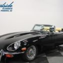 1970 Jaguar XKE Series 2 39189 Miles Black Convertible 4.2L Inline 6 4 Speed Man