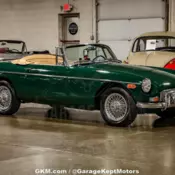 1970 MG MGB Mk II Green Convertible 1978cc 4 Cylinder 68855 Miles