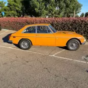 1970 MG MGB Orange black vynal