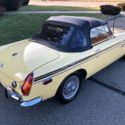 1970 MGB CONV. RARE SPLIT BUMPER YELLOW HERITAGE LIFE CERTIFIED