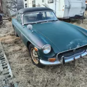 1970 MGB MG ROASTER 59K MILES PROJECT NEEDS RESTORATION OR PARTS CAR