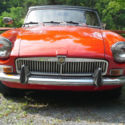 1970 MGB - Red with Black, Wire Knock-Offs