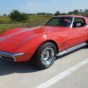 1970 Monza Red Corvette Coupe 350/300hp automatic with AC - 28,297 miles