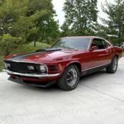 1970 MUSTANG MACH 1 351C FACTORY 4SPD PS PDB ORIGINAL METAL CANDYAPPLE RED
