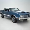 1970 Oldsmobile 442  54,479 Miles Blue CONVERTIBLE 455 C.I. 4 SPEED