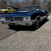 1970 Oldsmobile 442 Convertible Blue