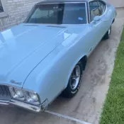 1970 Oldsmobile 442 Coupe Blue