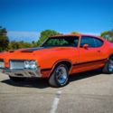 1970 OLDSMOBILE 442 RALLY RED BLACK STRIPES