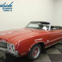 1970 Oldsmobile Cutlass  111167 Miles Grenadier Red Convertible 350 V8 3 Speed M