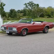 1970 Oldsmobile Cutlass   Burgundy