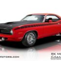 1970 Plymouth 'Cuda AAR Rallye Red Hardtop 340 V8 4 Speed Manual