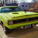 1970 Plymouth 383 Cuda, factory Sublime Green rubber bumper rally gauge PROJECT