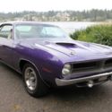 1970 Plymouth Barracuda 440-6 Pack Plum Crazy, Rotisserie
