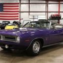 1970 Plymouth Barracuda  69487 Miles In-Violet Convertible 383 V8 4 Speed Manual