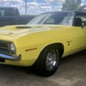 1970 Plymouth Barracuda Coupe Yellow RWD Manual 1970 Barracuda Gran Coupe