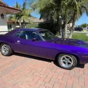 1970 Plymouth Barracuda Purple