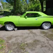 1970 Plymouth Cuda 383 4 Speed Sublime Green