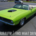 1970 Plymouth Cuda Convertible, 440 Shakerhood Equipped, in Limelight