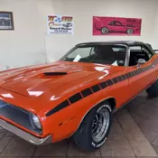 1970 Plymouth Cuda Orange Convertible w/ 383 V8 &