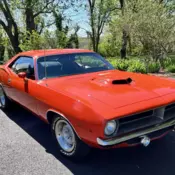 1970 Plymouth Cuda Orange Hemi Cuda