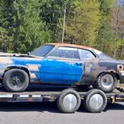 1970 Plymouth Duster Coupe Blue
