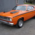 1970 Plymouth Duster factory 340 (H-code) car, Hurst 4-speed, Vitamin C Orange!!