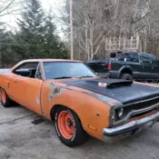 1970 Plymouth Road Runner Sportscar Orange