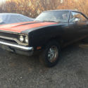 1970 PLYMOUTH ROAD RUNNER TX9 BLACK ON BLACK ORIGINAL PAINT RM23 383 PROJECT NR
