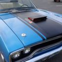 1970 Plymouth Roadrunner 440+6/4 speed/$90k rotisserie resto/air grabber/B5 blue