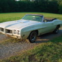 1970 PONTIAC GTO CONVERTIBLE #S MATCHING PALLADIUM SILVER not 1969 1971