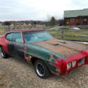 1970 Pontiac GTO Hardtop 49K Miles, RED, 400 V8, 3-Sp Auto, AC, PS, PDB
