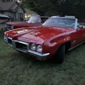 1970 Pontiac LeMans Convertible Red sport