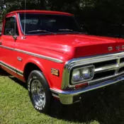 1970 Red GMC 1500 Custom Short Bed