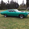 1970 Torino Cobra. J code 429cj Ram air 4 spd. Grabber green matching #s  marti.