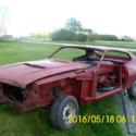 1970 torino gt H code roller with rotisserie  included SHELL only