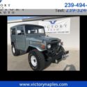 1970 Toyota Land Cruiser Gray  3.8L 3 Speed Manual Air Conditioning!