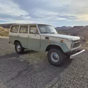 1970 Toyota Land Cruiser Wagon SUV Green Stock