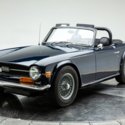 1970 Triumph TR6  2.5 Liter 4 Speed Manual Convertible Dark Blue