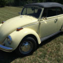 1970 VW Beetle Karmann Convertible Yellow Rides And Drives Great Many New Parts