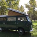 1970 VW Bus Westfalia Camper velvet green