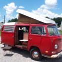 1970 VW Westfalia Camper Montana Red Very Original One Owner 1973-2017
